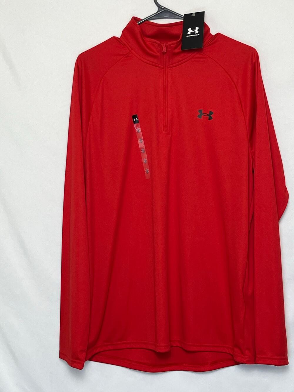 Under Armour 1/4 Zip Long Sleeve Pullover Shirt Men’s XL Red NWT Velocity 2.0